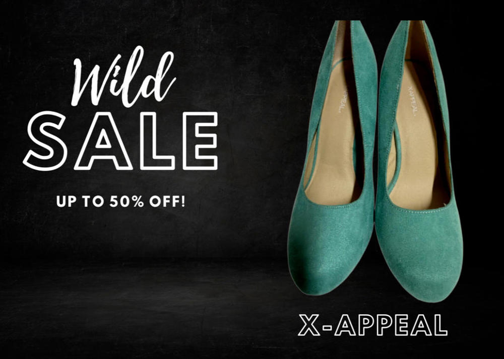 XAppeal Size 10 Women’s 4.5" Stiletto Heels Teal Color
